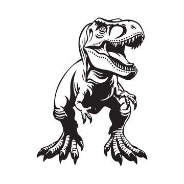Dinosaur Tyrannosaurus Rex Image vector, Illustration, Design, Art