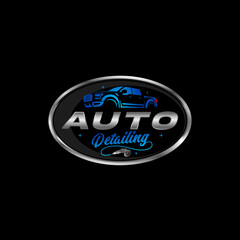 Modern Auto Car Wash and Detailing Logo