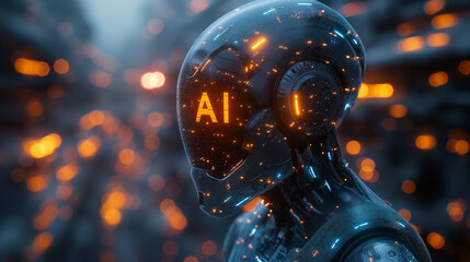 Fototapeta premium an algorithm showing the ai symbol