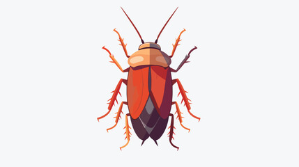 Cockroach character icon. Cartoon of cockroach 
