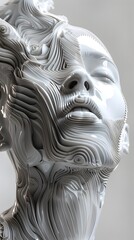 Transformative Power of Software: Digital Sculpture Symbolizing Business and Technology Empowerment