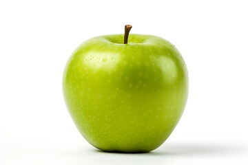 Green apples on white background, Fresh Green apples