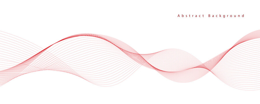 abstract red wave background