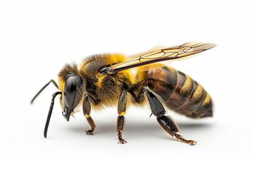 Mystic portrait of Robber Bee in studio, beside view, full body shot, Close-up View, 