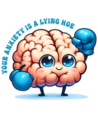 Your Anxiety Is A Lying Hoe Sublimation