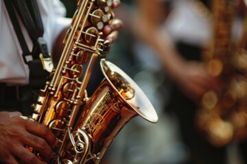 Obraz premium Celebrate International Jazz Day with vibrant performances and cultural diversity.