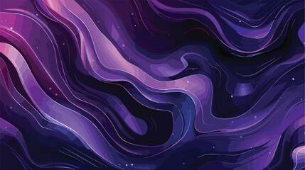 Dark Purple vector template with lava shapes. Modern
