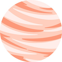 various planets comet hand painted cosmic adventure illustration