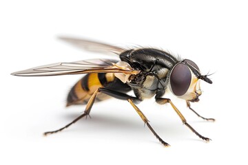 Fototapeta premium Mystic portrait of Dipteran Hoverfly
