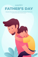 Happy Father Day Illustration