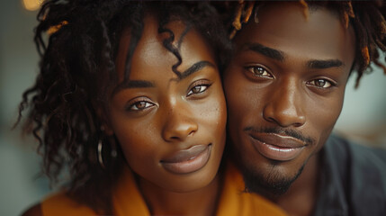 Love Knows No Bounds: Multicultural Couple Expressing Affection through Hugs and Kisses