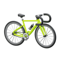 Fototapeta na wymiar bicycle 3d icon illustration