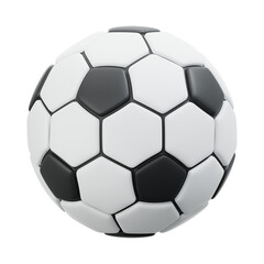 Fototapeta premium soccer ball 3d icon illustration