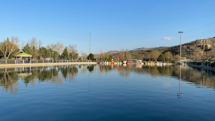 Obraz premium boats in the marina