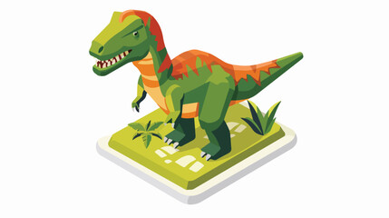 Dino icon. Isometric of dino vector icon for web desi