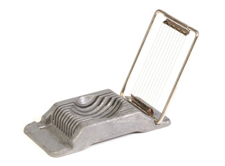 Very old egg cutter isolated - 785040185
