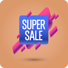 An image to advertise the sale. Poster for advertising discounts. Vector graphics. - 785040547