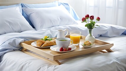 breakfast in the bed 