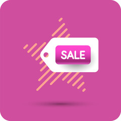 An image to advertise the sale. Poster for advertising discounts. Vector graphics. - 785040777