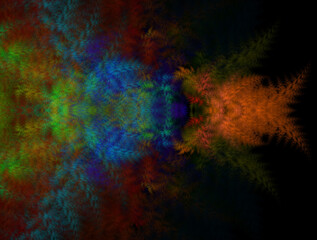 Imaginatory fractal abstract background Image