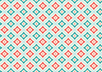 illustration vector seamless geometric pattern in retro style