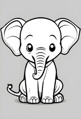 Printable Elephant Coloring Pages: Creative Learning for Kids
