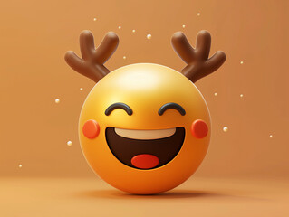 Cute Rodolph Emoji