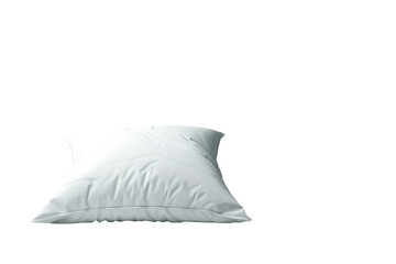 White Pillow on White Background