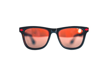 Stylish Red Mirrored Lenses Sunglasses