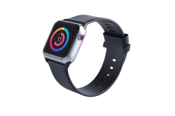Apple Watch With Black Band