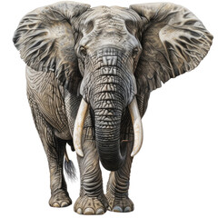Elephant alpha background
