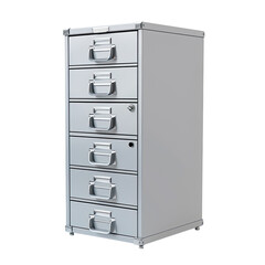 Filing cabinet white background