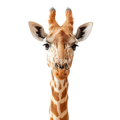 Giraffe white background