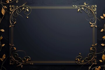 ゴールドのアンティークフレーム