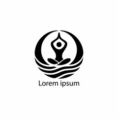 yoga logo design