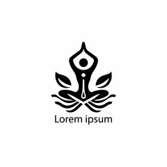 yoga logo design