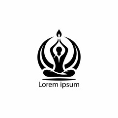 yoga logo design