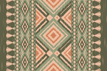 Abstract ethnic ikat chevron pattern background. ,carpet,wallpaper,clothing,wrapping,Batik,fabric,Vector illustration.embroidery style.
