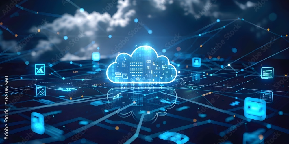 Poster interconnected iot devices integrated with cloud based data storage and analytics