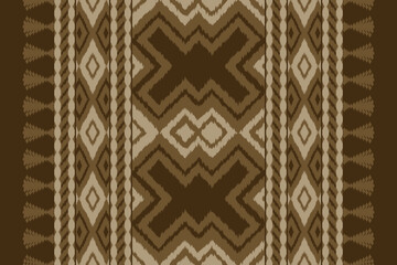Abstract ethnic ikat chevron pattern background. ,carpet,wallpaper,clothing,wrapping,Batik,fabric,Vector illustration.embroidery style.
