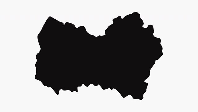 Animated map of Rancagua in Chile