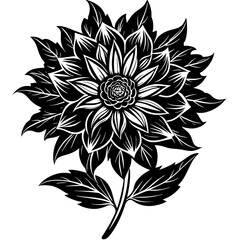    Flower vector illustration.
