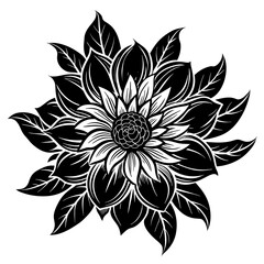    Flower vector illustration.
