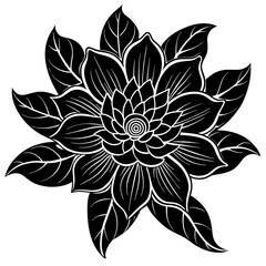    Flower vector illustration.
