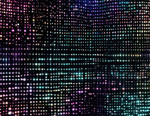 abstract background with glowing lines and dots in purple and blue colors