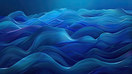Obraz premium Blue gradient background. Generative AI