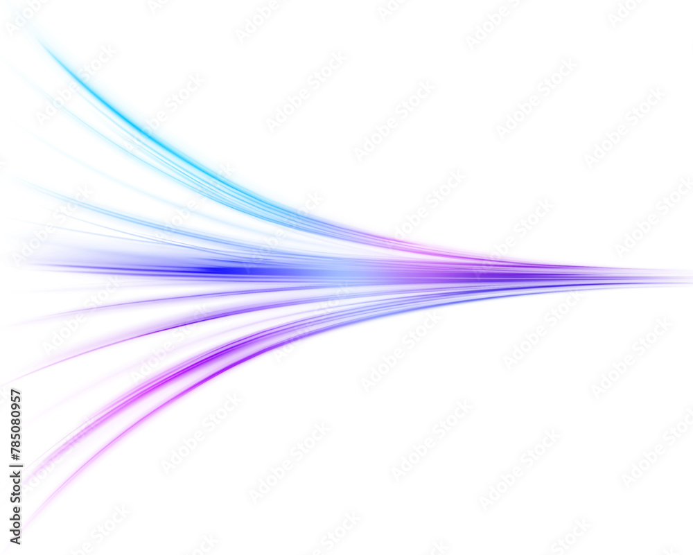 Poster vector illustration for perfect effect with sparkles. light trail wave, fire path trace line, car li