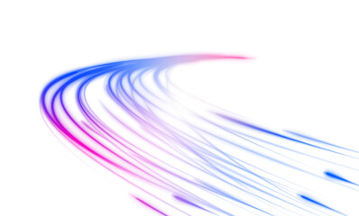 Glitter sparkle star trail, light effect, abstract waves flow vector illustration.	 Abstract neon rays of light on a transparent background in PNG format. Purple speeds on the expressway. 