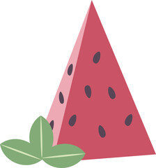 Watermelon vector summer illustration - 785087184