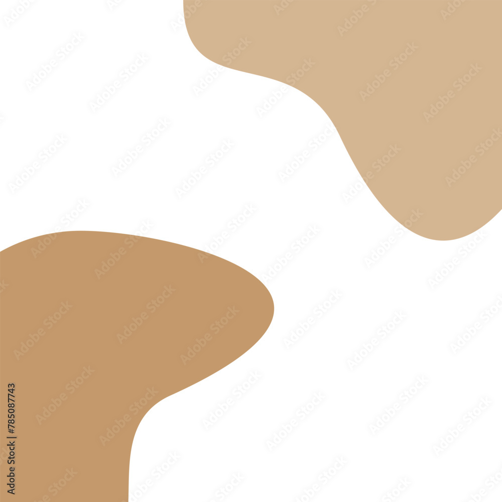 Wall mural website border and header set with drops, waves, organic and geometric shapes. isolated vector templ